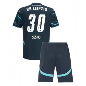 RB Leipzig Benjamin Sesko #30 Dětské Alternativní dres komplet 2024-25 Krátký Rukáv (+ trenýrky)